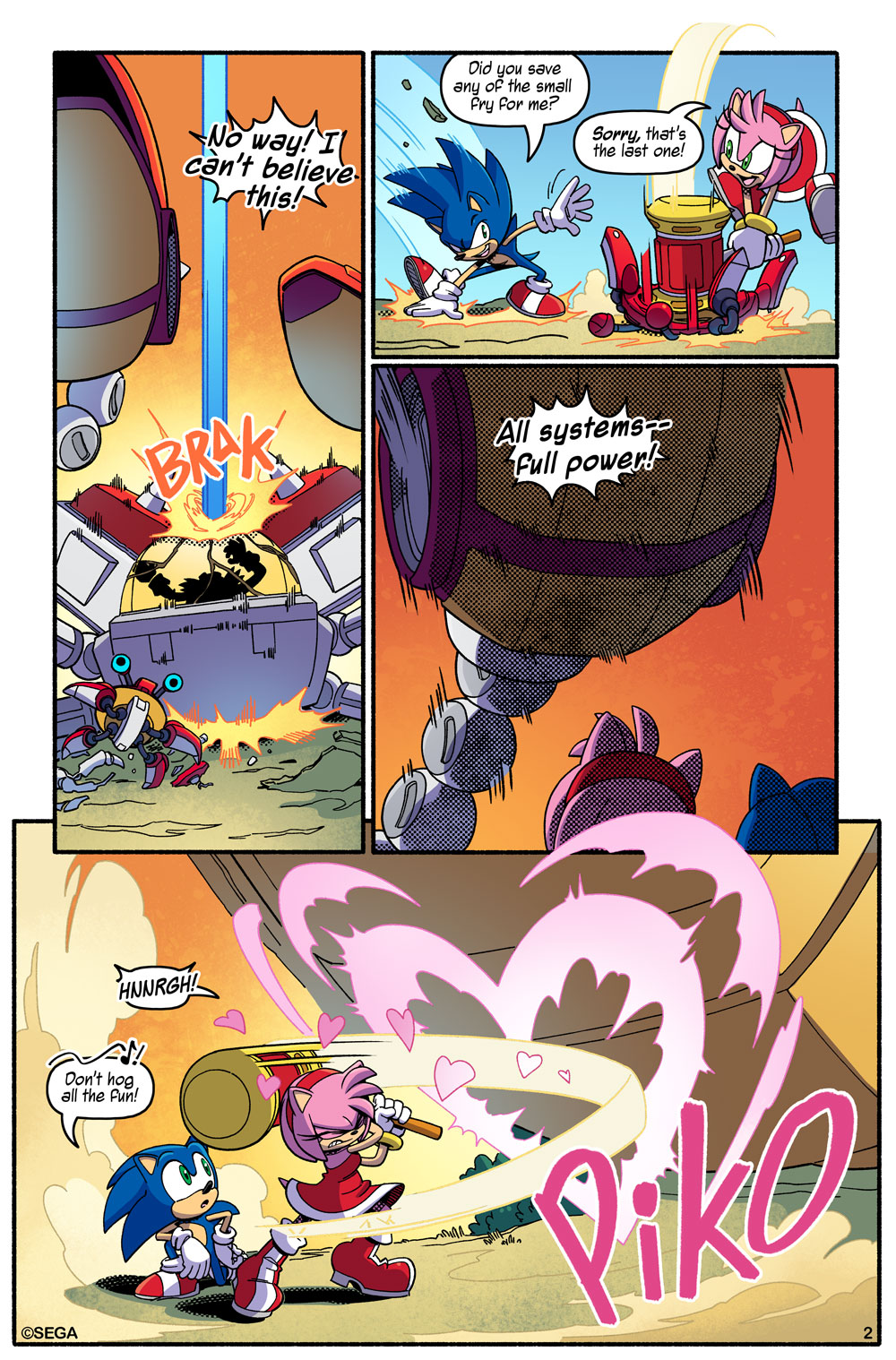 COMIC, Sonic Frontiers