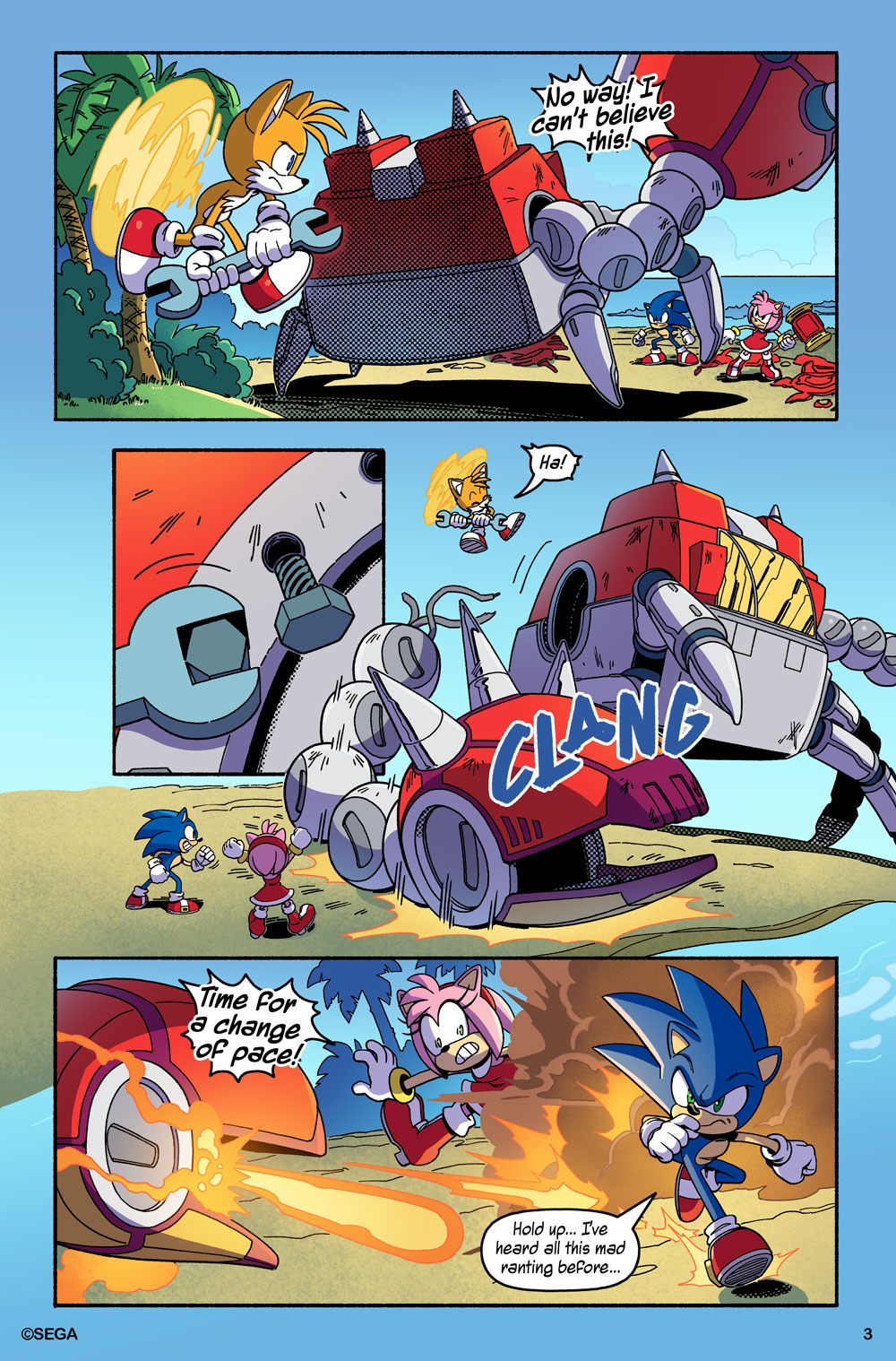 Sonic frontiers comic