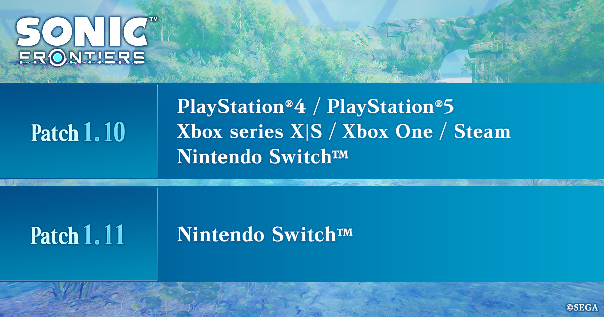 Sonic Frontiers Switch