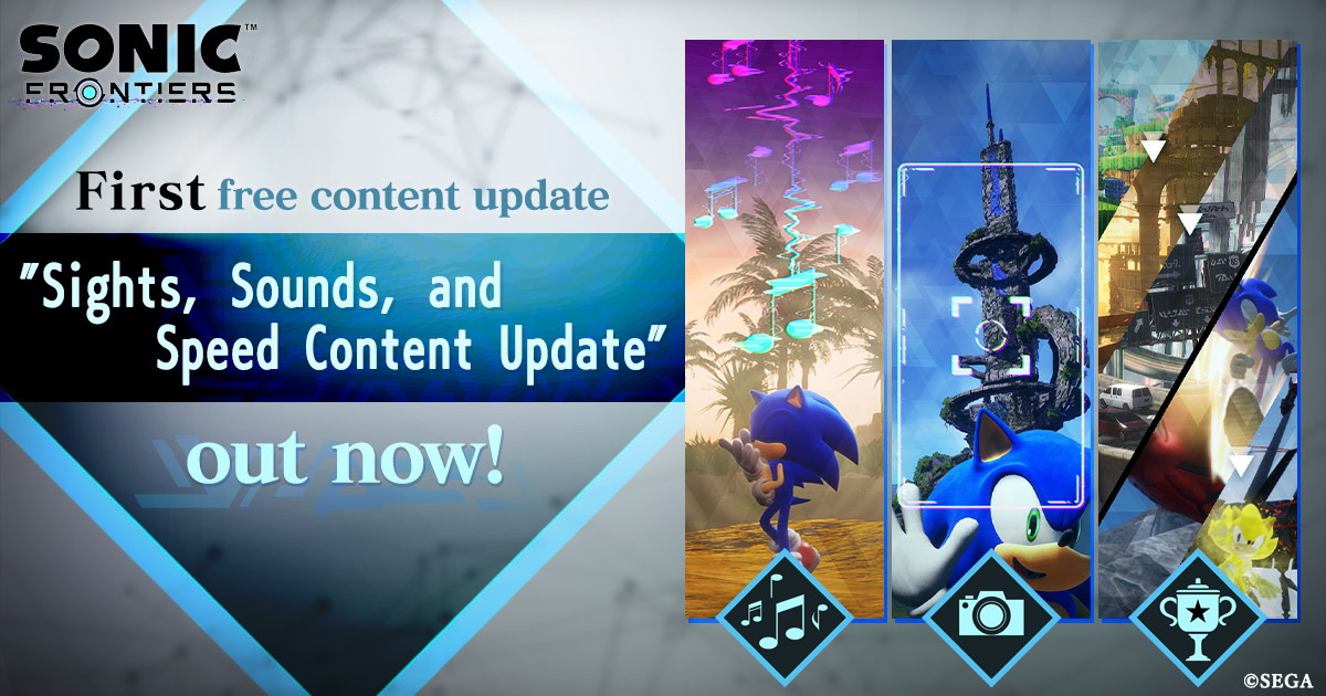 First free content update, "Sights, Sounds, and Speed Content Update", out now!