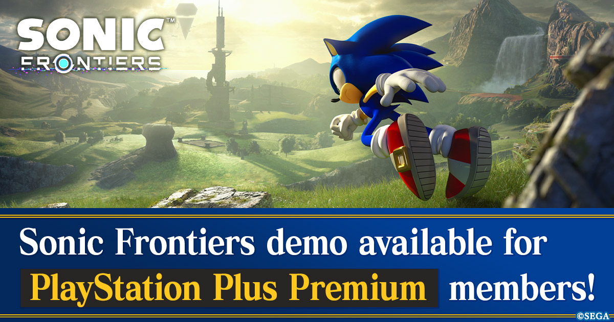 Sonic Frontiers trial now available for PlayStation Plus Premium members!