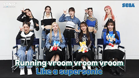 「소닉 프론티어」x Kep1er CM 메이킹 필름 공개!