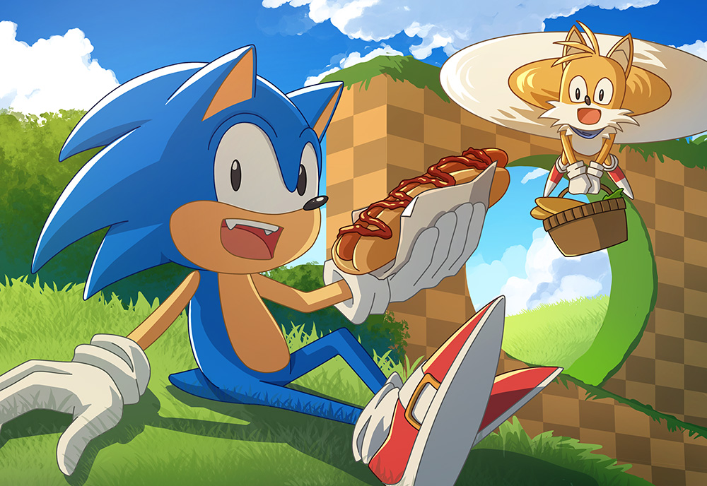 SONIC Live Drawing in ASIA | SEGA