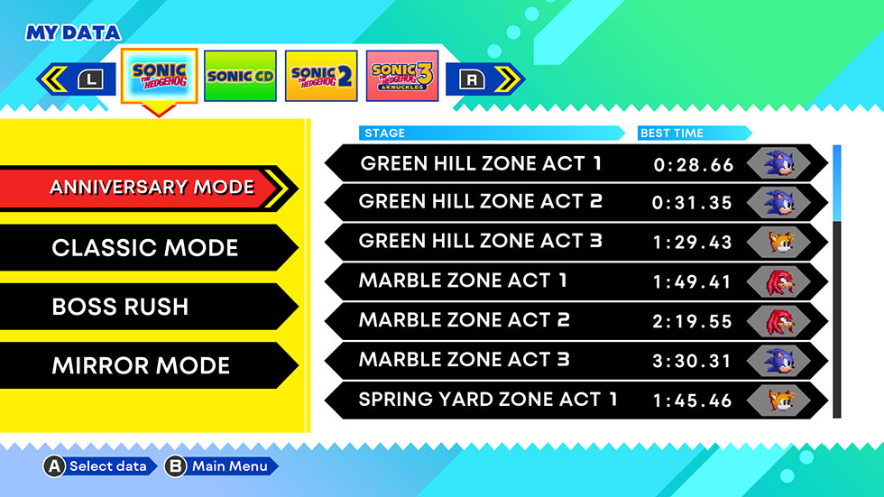 GAME MODE｜SONIC ORIGINS Official Site