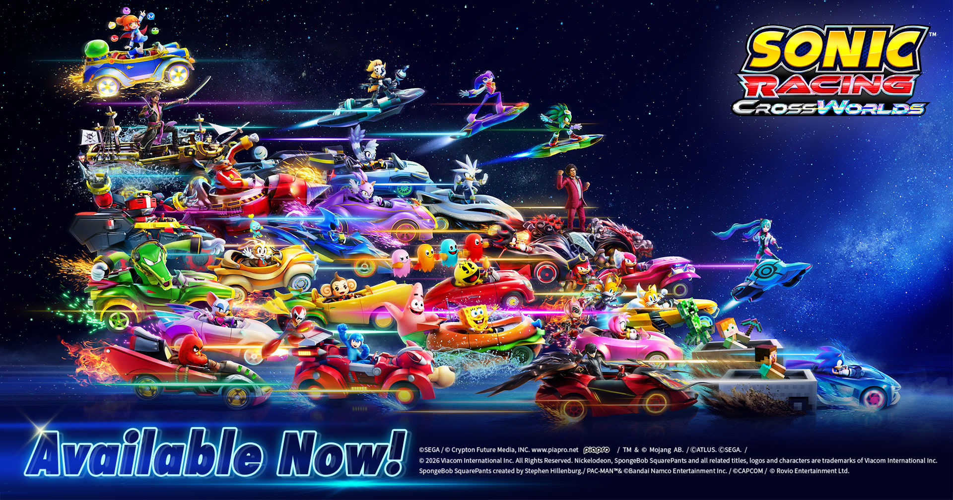 传送门开进赛道！《Sonic Racing: CrossWorlds》让竞速不再只有一条路线