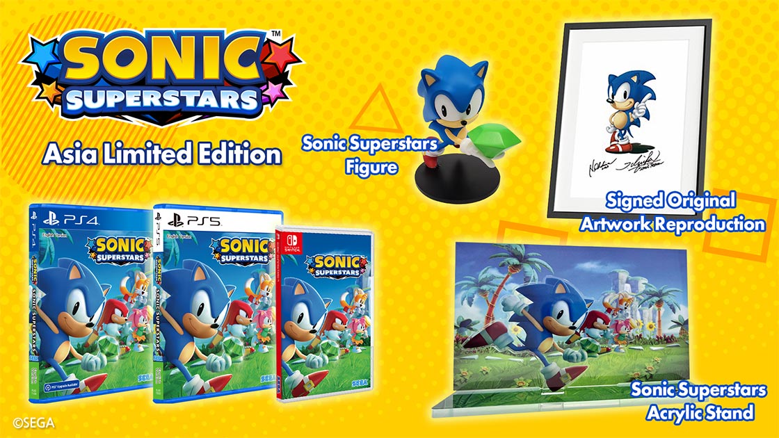 Sonic Superstars Official Site Asia Limited Edition Confirmed!