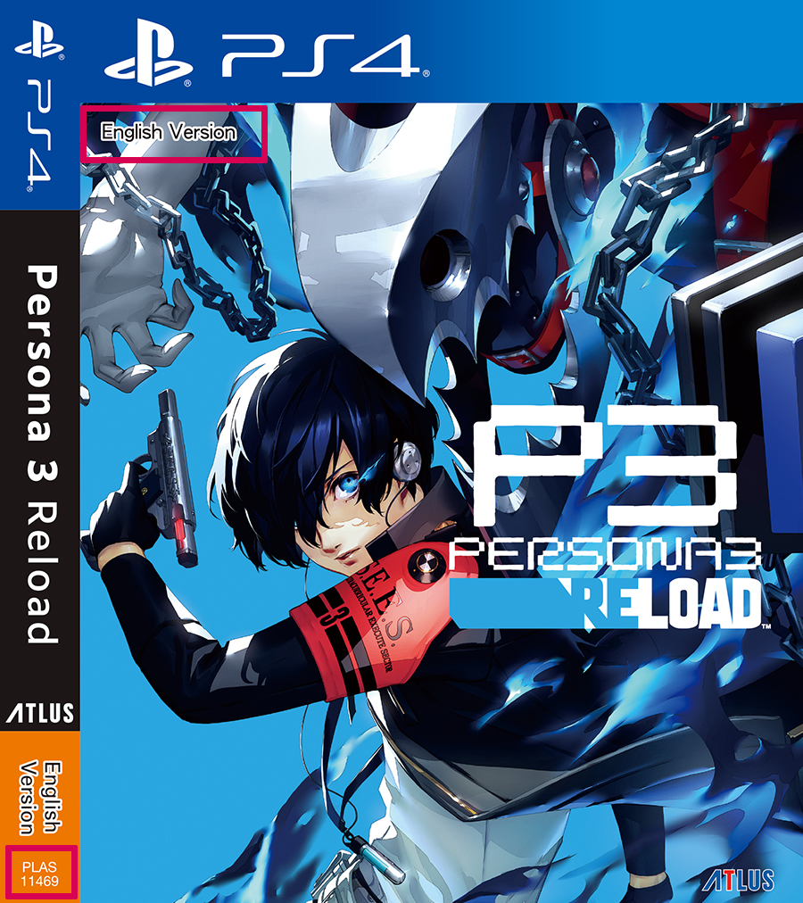 PS4 version P3R COVER
