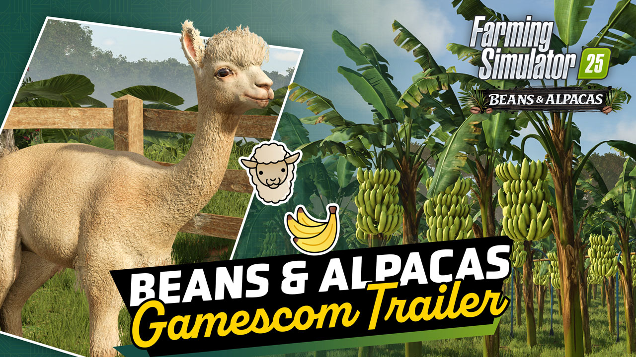 大型內容擴充包「Beans & Alpacas」Gamescom 公開宣傳影片