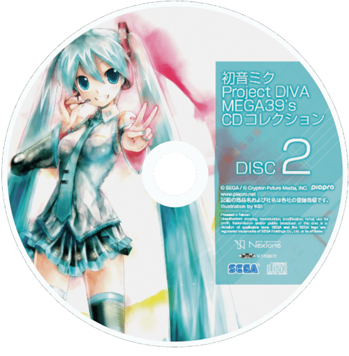 CD套組收錄樂曲|初音未來 Project DIVA MEGA39's 官方網站