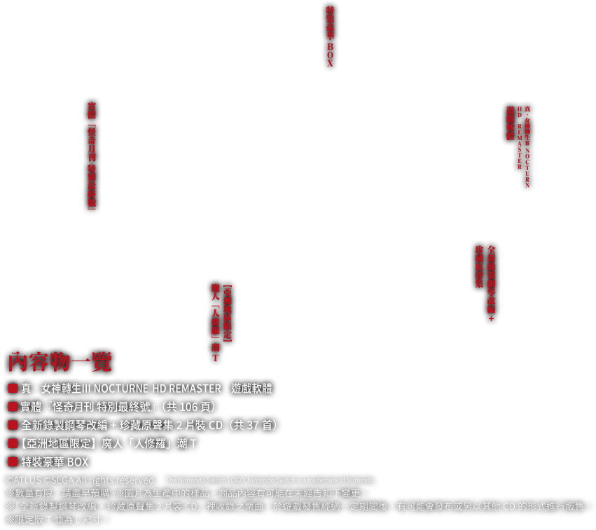 真・女神轉生III-NOCTURNE HD REMASTER 限定版現實魔界化BOX
