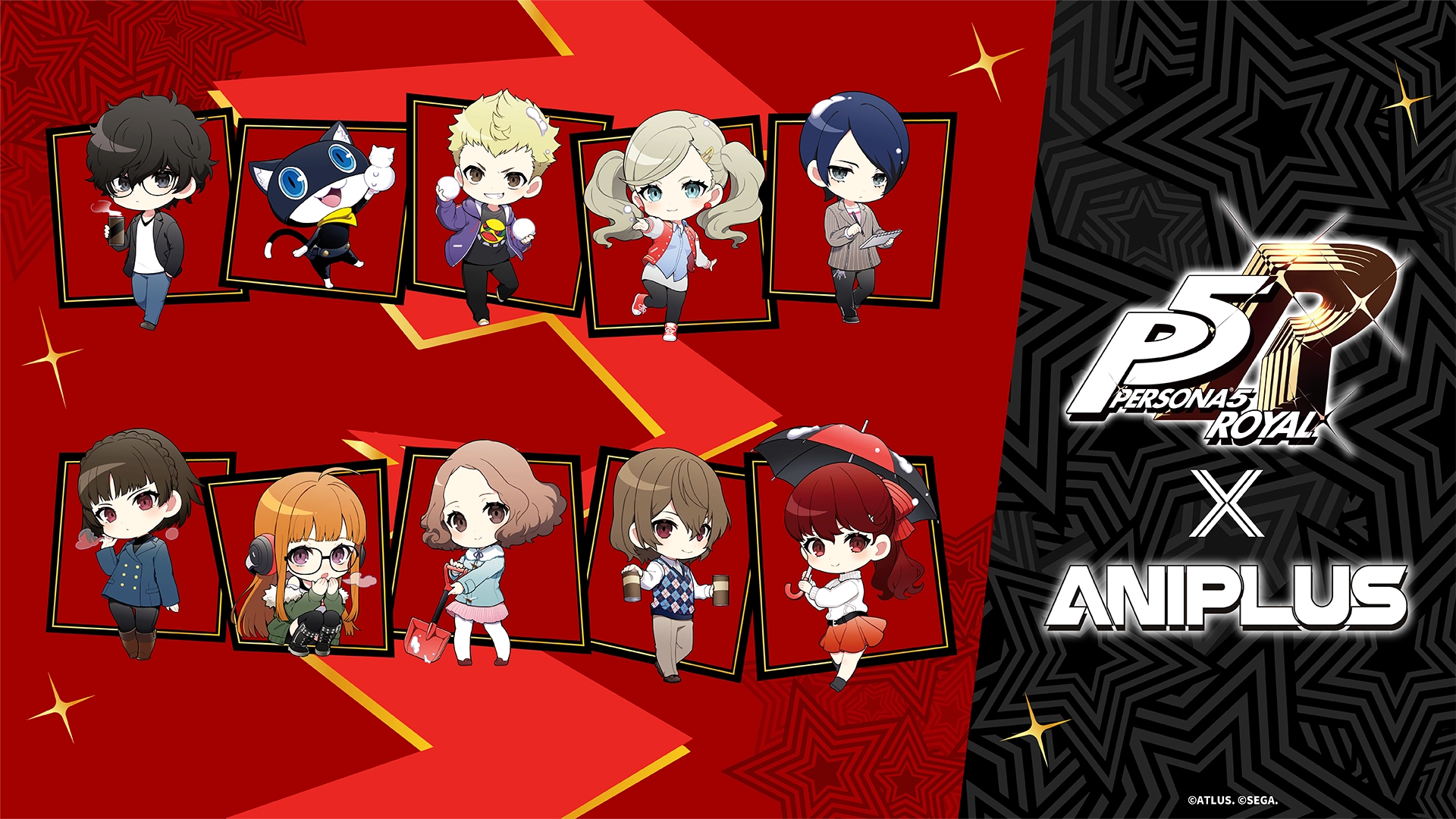 Persona 5 Royal x ANIPLUS collaboration café