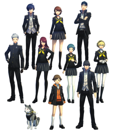 Persona 4 Golden Yasogami High Costume Set