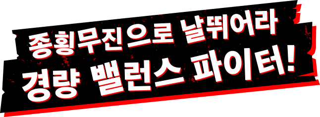 종횡무진으로 날뛰어라 경량 밸런스 파이터!