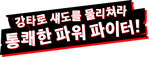 강타로 섀도를 물리쳐라 통쾌한 파워 파이터!