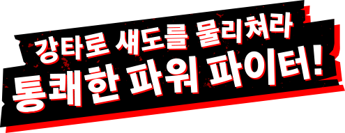 강타로 섀도를 물리쳐라 통쾌한 파워 파이터!