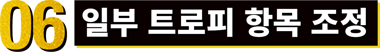 06 일부 트로피 항목 조정
