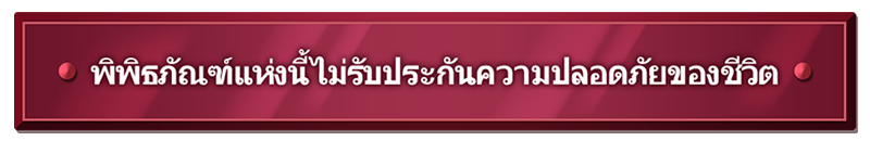 พิพิธภัณฑ์แห่งนี้ไม่รับประกันความปลอดภัยของชีวิต
